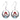 MUSHROOM EARRINGS WHIMSICAL ENCHANTRESS RED MUSHROOM