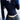 NAVY AND BLUE LONG-SLEEVED TOP WITH COLOR BLOCK DESIGN