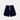 NAVY ATHLETIC SHORTS WITH WHITE DRAWSTRING - LUXURY STREETWEAR
