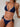 NAVY BIKINI WHITE TRIM WITH LACE-UP CLOSURE