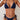 NAVY BIKINI WHITE TRIM WITH LACE-UP CLOSURE