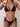 NAVY BIKINI WHITE TRIM WITH LACE-UP CLOSURE