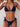 NAVY BIKINI WHITE TRIM WITH LACE-UP CLOSURE