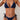 NAVY BIKINI WHITE TRIM WITH LACE-UP CLOSURE