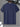 NAVY BLUE CREW NECK T-SHIRT WITH GEOMETRIC PATTERN