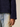 NAVY BLUE FLEECE JACKET WITH OVERSIZED DROPPED SHOULDER DESIGN