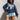 NAVY BLUE HOODIE WITH ASTRAL ENERGY TEXT - BEST FIT COTTON HOODIE