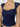 NAVY BLUE LACE TOP WITH SHORT SLEEVES, DARK BLUE LACE DESIGN