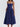 NAVY BLUE MIDI DRESS CHIC SLIM FIT DESIGN