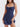 NAVY BLUE MINI DRESS CUTE VINTAGE SLIM FIT DESIGN