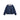 NAVY BLUE QUILTED JACKET WITH WHITE COLLAR UNISEX OUTERWEAR