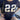 NAVY BLUE SHORT SLEEVE JERSEY WITH WHITE 22 DIGITAL PRINT