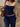 NAVY BLUE SLIM FIT CASUAL TANK TOP WITH WHITE TRIM - Sweetheart Supplies