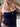 NAVY BLUE SLIM FIT CASUAL TANK TOP WITH WHITE TRIM - L - Sweetheart Supplies