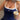 NAVY BLUE SLIM FIT CASUAL TANK TOP WITH WHITE TRIM - S - Sweetheart Supplies