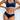 NAVY BLUE SPORTS BRA SET HIGH SUPPORT