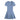 NAVY BLUE SQUARE NECK SCHOOL MINI DRESS DETAILED MEASUREMENTS