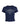 NAVY BLUE T-SHIRT WITH RHINESTONE CROSS DESIGN - PUNK CROSS RHINESTONE