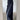 NAVY BLUE TRACK PANTS WITH STRIPES - LOOSE FIT NAVY BLUE RETRO STYLE