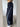 NAVY BLUE TRACK PANTS WITH STRIPES - LOOSE FIT NAVY BLUE RETRO STYLE