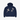 NAVY BLUE ZIP-UP HOODIE WITH NY LETTERING COTTON LOOPBACK SWEATSHIRT