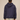 NAVY BLUE ZIP-UP HOODIE WITH NY LETTERING COTTON LOOPBACK SWEATSHIRT