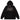 NAVY FLORAL EMBROIDERED INDIE HOODIE PASTORAL PRINT