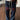 NAVY LETTER PRINT SWEATPANTS Y2K