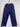 NAVY LETTER PRINT SWEATPANTS Y2K