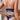 NAVY LINGERIE SET SOLID COLOR SPORTY CONTRAST TRIM