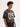 NAVY MESH FOOTBALL JERSEY WITH HOLLOW FABRIC CREW NECK DESIGN