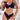 NAVY RIBBED LINGERIE SET ELEGANT DESIGN