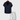 NAVY SHORT-SLEEVED SHIRT AND WHITE SHORTS SUMMER SET PERFECT FIT