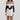 OFF-SHOULDER DRESS DRAMATIC BOW BLACK AND WHITE