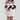 OFF-SHOULDER DRESS DRAMATIC BOW BLACK AND WHITE
