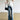 OFF SHOULDER EVENING DRESS SOLID COLOR EVENING CELESTE