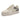 OFF-WHITE LOW-TOP SNEAKERS WITH BREATHABLE MICROFIBER LEATHER ANKLE HEIGHT