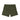 OLIVE GREEN CABLE KNIT SHORTS WITH VINTAGE KNITTED BUTTON SLIT