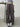 OLIVE GREEN CARGO PANTS WITH ADJUSTABLE DRAWSTRING AND LOOSE FIT