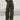OLIVE GREEN CARGO PANTS WITH MULTIPLE POCKETS AND RELAXED FIT