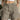 OLIVE GREEN CARGO SHORTS WITH STRAIGHT LEG DESIGN