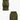 OLIVE GREEN CROP TOP AND SKIRT SET WITH CUTOUTS IN SOFT STRETCH FABRIC
