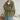 OLIVE GREEN HOODED KNIT CARDIGAN FOR WOMEN
