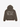 OLIVE GREEN HOODIE LUXURY STREETWEAR IN LIGHT BROWN ACCENTS