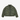 OLIVE GREEN PUFFER JACKET WITH OVERSIZED DROPPED SHOULDER DESIGN
