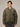 OLIVE GREEN PUFFER JACKET WITH OVERSIZED DROPPED SHOULDER DESIGN