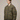 OLIVE GREEN PUFFER JACKET WITH OVERSIZED DROPPED SHOULDER DESIGN