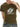 OLIVE GREEN SHORT SLEEVE T-SHIRT WITH STAR LOGO GRAPHIC