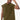 OLIVE GREEN SLEEVELESS SHIRT WITH CREW NECK AND LOOSE FIT