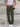 OLIVE GREEN STRAIGHT CARGO JEANS WITH PATCH POCKETS